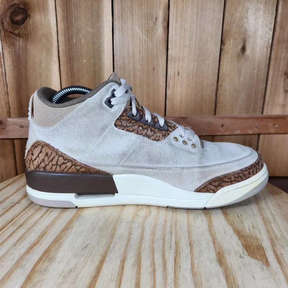 Jordan Air Jordan‎ 3 Retro Palomino Shoes Mens 8 Brown Suede Sneakers CT8532-102